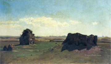 トッレ・デッリ・スキアビ・カンパーニャ・ロマーナの風景 ルミニズム ウィリアム・スタンリー・ハゼルティン Oil Paintings